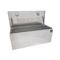 1220 x 500 x 500mm Aluminium Checker Top Opening Ute Tool box 4 Your Truck Ute Trailer Toolbox &amp; Canopy 1255