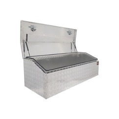 1400 x 600 x 500mm Aluminium Checker Top Chest Opening Ute Tool box 4 Your Truck Ute Trailer Toolbox &amp; Canopy 1465