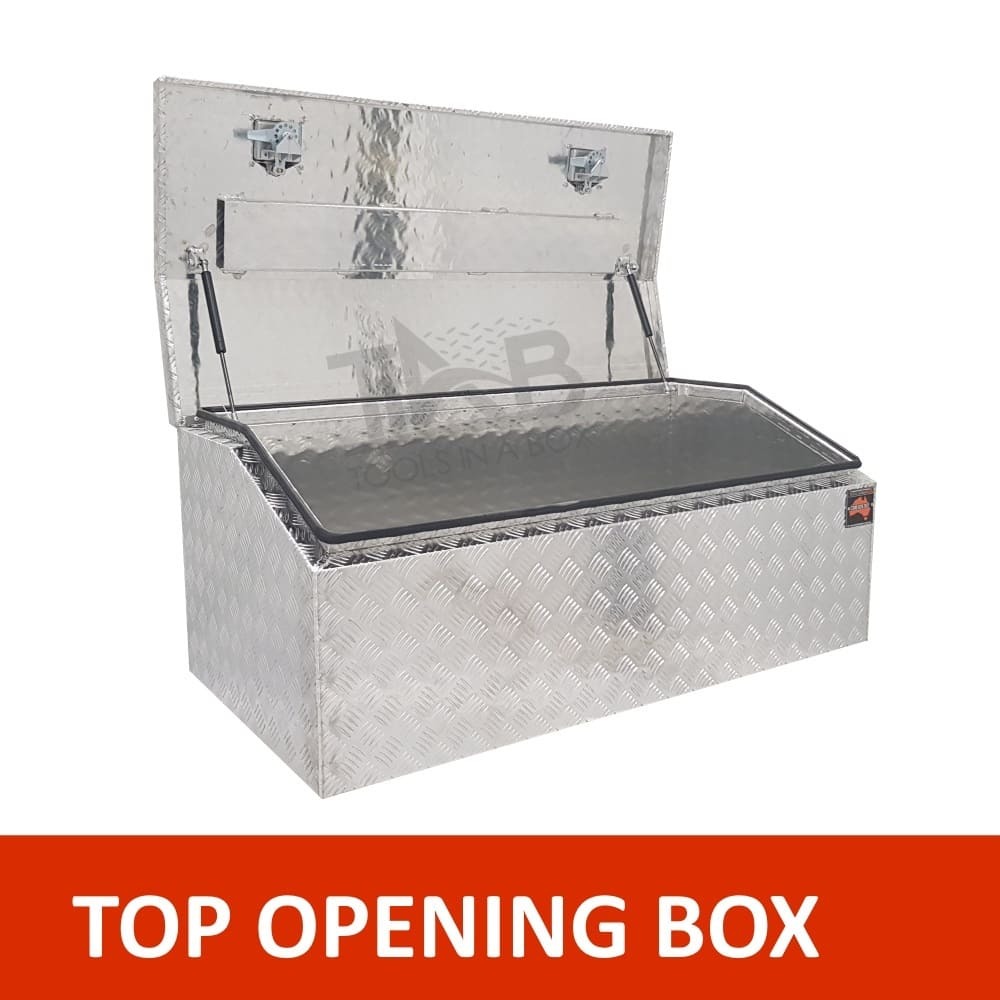 Aluminium Toolbox TOP Opening Ute Truck Storage Trailer Tool Box 1265