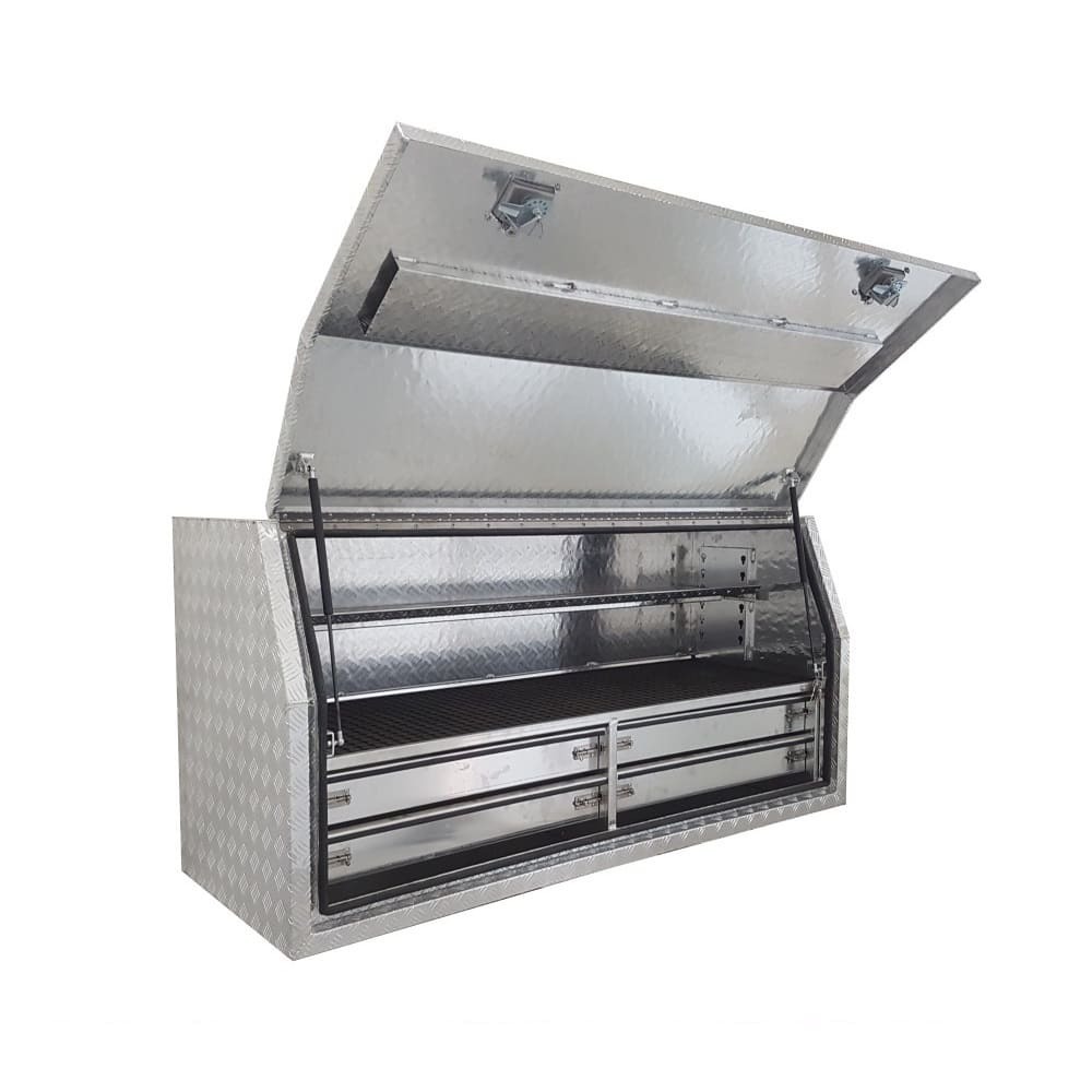 Ute tool box shop with drawers