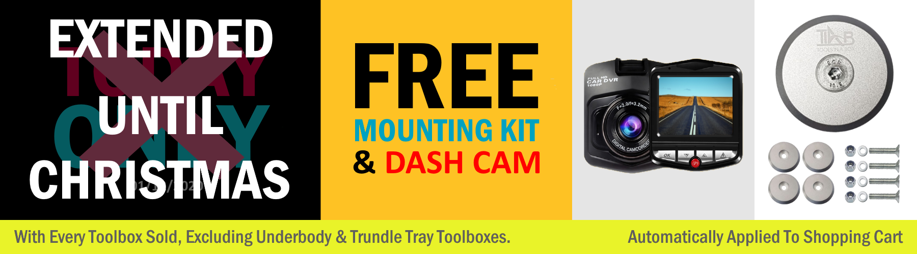 free mounting kit and alarm