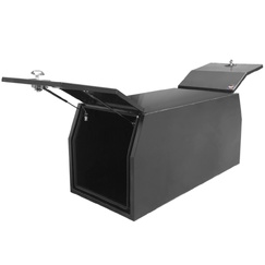 1770 x 800 x 820mm Black Flat Aluminium Ute Tool Box Truck Trailer Full Lid Part Canopy Toolbox 1788C-B