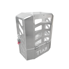 400 x 220 x 500mm Flat Aluminium Ute Camping Camper Jerry Can Bottle Holder Pad lockable Tool Box 425-FP