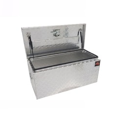 900 x 400 x 400mm Aluminium Checker Top Opening Ute Tool box 4 Your Truck Ute Trailer Toolbox &amp; Canopy 944