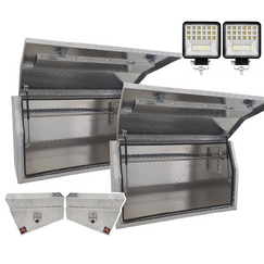 Aluminium 1.4m 4 Box Full Side Opening Package 1458FD