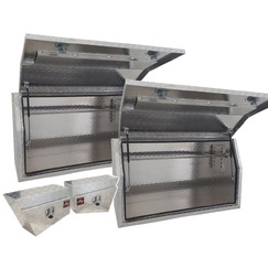 Aluminium 1.4m 4 Box Full Side Opening Package 