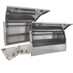 Aluminium 1.4m 4 Box Full and 3/4 Side Opening Package With Alarms & Underbodys