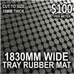 Heavy Duty Ute / Truck Tray Rubber Mat