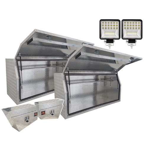 Aluminium 1.7m 4 Box Full Lid with Under Body Set Package 